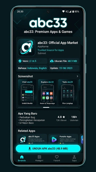 Unduh dan Instal APK abc33 secara Resmi untuk Android