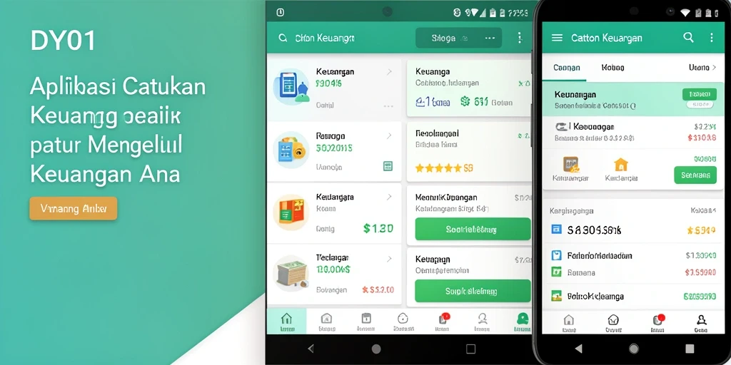Antarmuka aplikasi Catatan Keuangan DY01 yang menarik dan user-friendly.