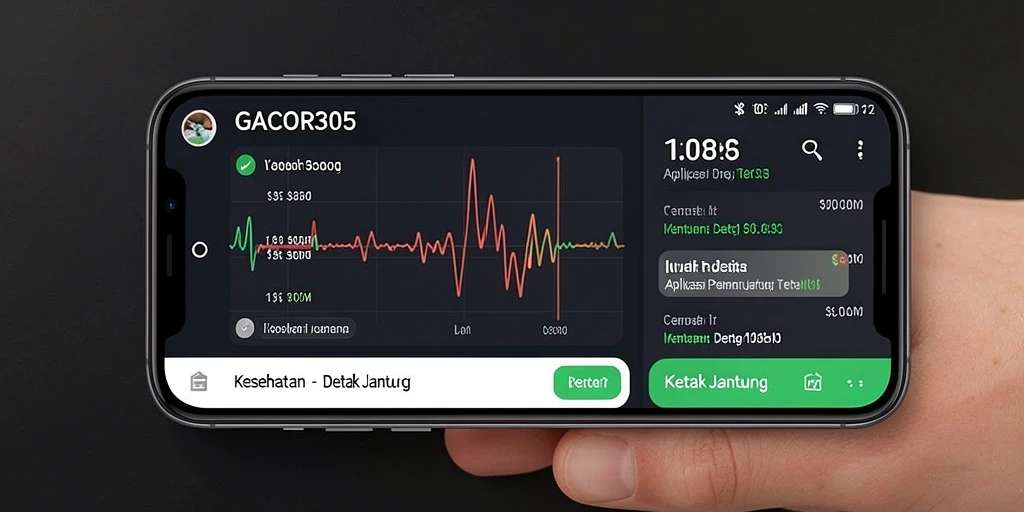 Tampilan antarmuka GACOR305 yang intuitif untuk pemantauan Detak Jantung.