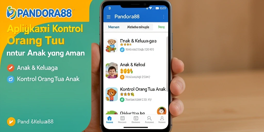 Antarmuka PANDORA88 yang sederhana dan efektif untuk kontrol orang tua.